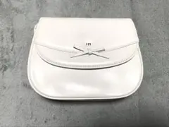 ホワイトレザー ショルダーバッグのサムネイル