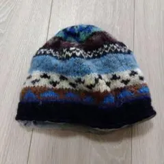 アーバンリサーチドアーズ キッズ ニット帽 M ウール100% 裏地コットン