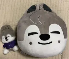 【2点】SKZOO ドーム型BIGぬいぐるみ パジャマぬいぐるみ ウルフチャン