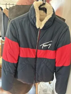 TOMMY JEANS 中綿ジャケット リバーシブル ネイビー レッド
