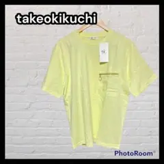 新品未使用　タケオキクチ　半袖　サイズM メンズ　イエロー　tシャツ