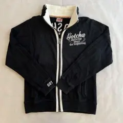 Gotcha フルジップトレーナー L 黒 古着