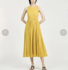 マリハ MARIHA 夏のレディのドレス ノースリーブ ロングワンピース