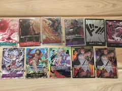 ワンピースカードセット売り　ルフィ　シャンクス　ヤマトなど