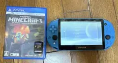 青色 PS Vita本体 Minecraftセット