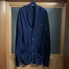 バーバリーブラックレーベル　カーディガン　ネイビー