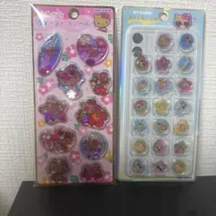 サンリオ キティ 日焼け ウォーターインシール おはじきシール キラコロ