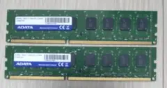ADATA DDR4 2400 8GB メモリー 2枚セット - メルカリ