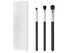 貝印 KAI cosmeup アイシャドーブラシ 熊野筆 ケース付き 3本のサムネイル