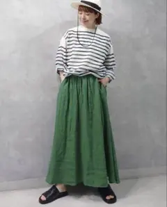 journal standard luxe♡リネンワッシャークロス スカートのサムネイル
