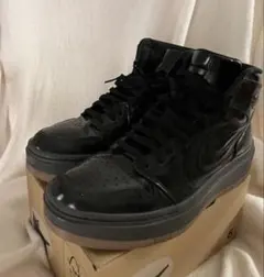 週末セール！NIKE 厚底スニーカー エアジョーダン1 エレベートハイ ブラック