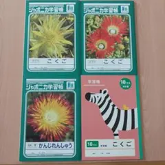 ジャポニカ学習帳他セット４冊のサムネイル