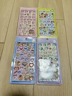 ちいかわ　3D立体キャラクターシール4セット