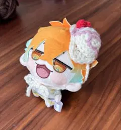 にじまるっと　ちびぐるみ　ヘッドドレス　アイスクリーム　帽子　ぬい服　ぬいぐるみ