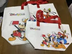 香港ディズニーランド　ショッピングバッグ　2個