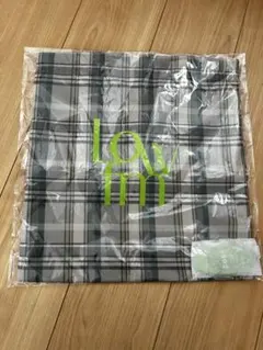 ローリーズファーム　ノベルティ　LOWFM チェック柄トートバッグ