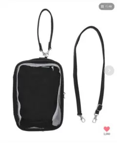 WEGO/パールキルティング2WAYぬいポーチ