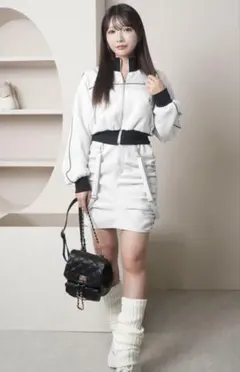 LIP SERVICE セットアップ ジャケット スカート ギャザー