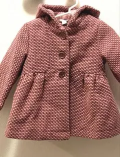 NEXT フード付き ツイードコート