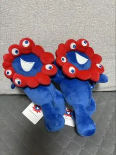 新品未使用　ミャクミャクくじ　寝そべりぬいぐるみ3等の 2個セット