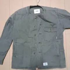 WTAPS ミリタリージャケット ノーカラー オリーブ サイズ01のサムネイル