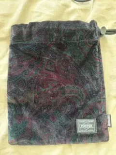 美品 WACKO MARIA ×PORTER 巾着 サコッシュ ミニポーチ 黒 - メルカリ