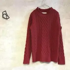 赤ニット ニット