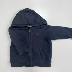 Ralph Lauren フード付きパーカー ネイビー 80