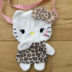 【即発送‼️】サンリオ　ハローキティぬいぐるみポシェット　ギャル　豹柄　ヒョウ柄