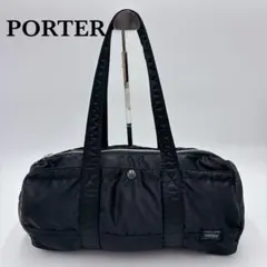 PORTER　TANKER ダッフル ミニボストン ロールバッグ 黒 M