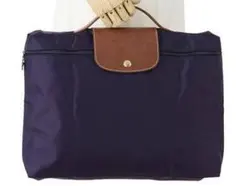 LONGCHAMP ロンシャン　ブリーフケース　パープル　紫　ルプリアージュ