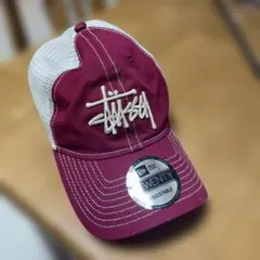 STUSSY NEW ERA 9TWENTY キャップ レッド