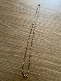 ブラウン系ネックレス　オリエンタル　アジアン雑貨　バリ島