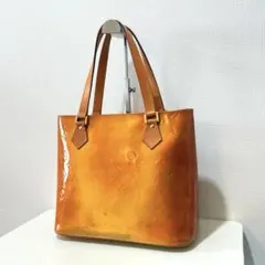 ルイヴィトン ヒューストン トートバッグ ヴェルニ M91122 美品