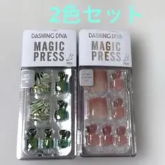 新品未開封 ダッシングディバのネイルチップ、マジックプレス 足用 2個セット
