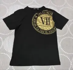 DELTA ⅦグラフィックTシャツ 黒 ブラックXL