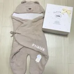 タグ付き　パウダーベアおくるみ