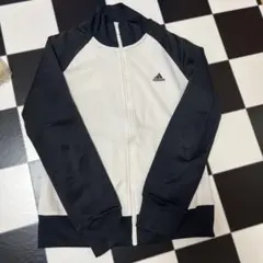極美品　アディダス ジャージ トラックジャケット 白黒