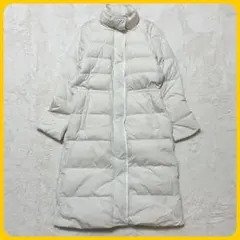 未使用級 Theory 2way ロングダウンコート ベスト S サイドチャック
