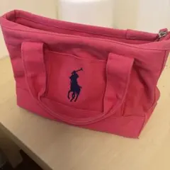 ポロ・ラルフ・ローレン トートバッグ ピンク