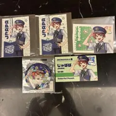 からぴちエクスプレス　じゃぱぱ　缶バッジ　特典　切符風カード からぴちエクスプレス じゃぱぱ 缶バッジ 特典 切符風カード - メルカリ