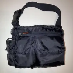 ナイロンウエストポーチ　ブラック