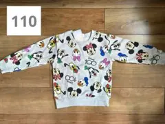 【タグ付新品】Disney100 ミッキー ミニー トレーナー 110cm