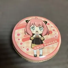スパイファミリー アーニャ 缶ケース ほぼ新品、未使用　ピンク ラスト品！