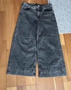 H&M ワイド デニム パンツ