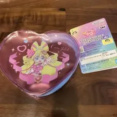 キミとアイドルプリキュア　ハート型クリアポーチ