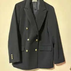 FREAK'S STORE ネイビー ダブルブレストジャケット