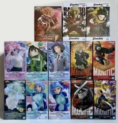 ヒロアカフィギュア8個セット MAXIMATIC爆豪勝己 相澤消太 波動ねじれ