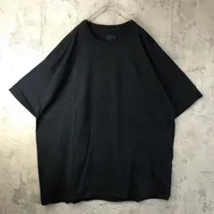 Y5127古着　Tシャツ バックプリント　黒　90s Y2K