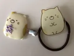 すみっコぐらし ネコ アクリル ヘアゴム ヘアピン セット チャオパニック